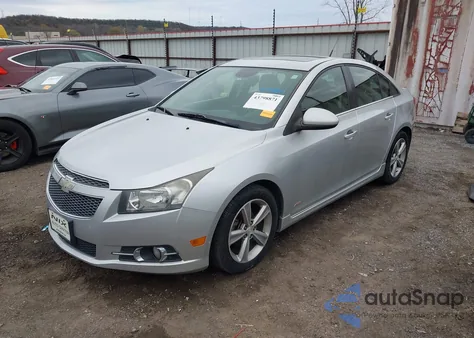 2013 Chevrolet Cruze 2Lt Auto из США, поврежденный, VIN 1G1PE5SB1D7151236